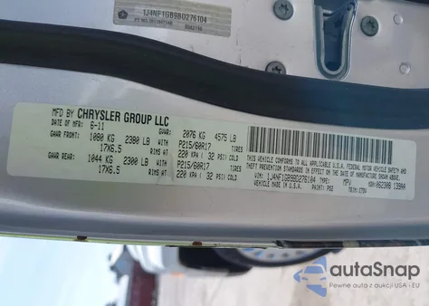 2011 Jeep Patriot Sport z USA, uszkodzony, nr VIN 1J4NF1GB9BD276104